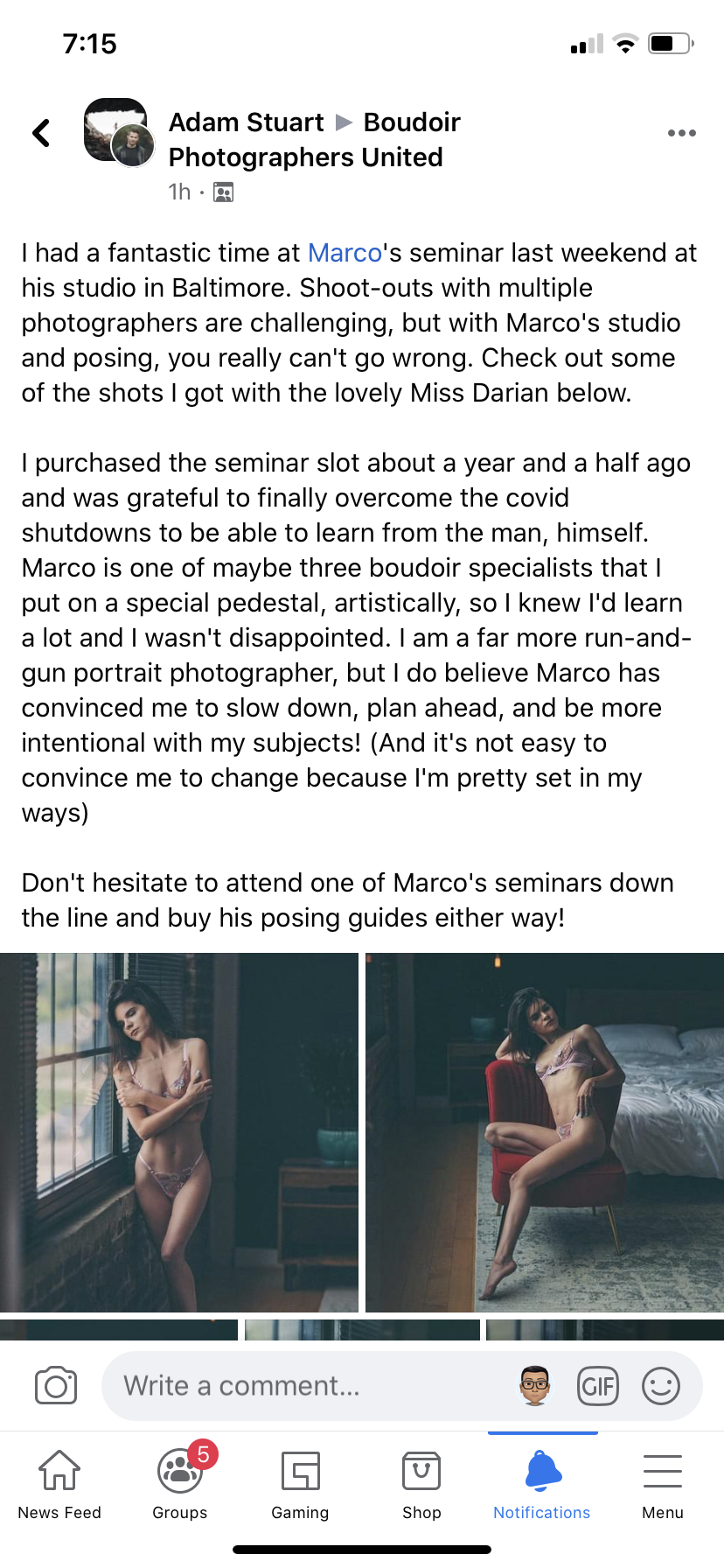 After Dark Workshop - March 1- Las Vegas