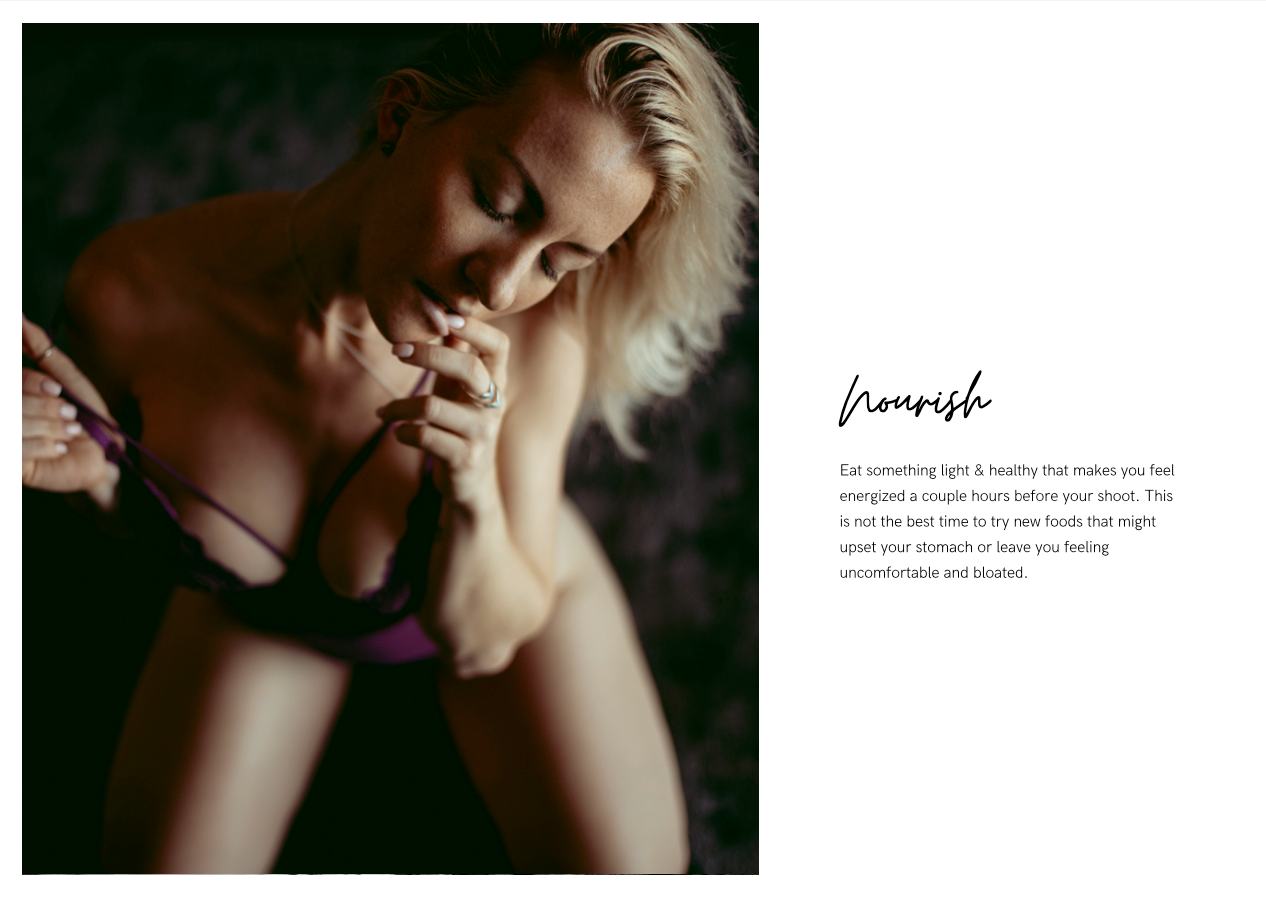 FREE!- Boudoir Preparation Guide